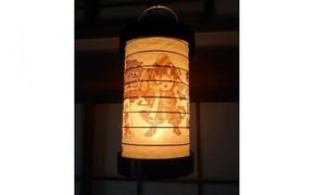 ゆらぎLEDちょうちん　北条氏康（三代）【ゆらぎ 提灯 ちょうちん LED電球 和紙 やわらかい灯り 最新技術 ゆらぐＬＥＤ電球 炎のよう 小田原型ちょうちん リアルキャンドルLEDランプ 神奈川県 小田原市 】 142069_DS003