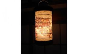 ゆらぎLEDちょうちん　北条氏邦（鉢形城主）【ゆらぎ 提灯 ちょうちん LED電球 和紙 やわらかい灯り 最新技術 ゆらぐＬＥＤ電球 炎のよう 小田原型ちょうちん リアルキャンドルLEDランプ 神奈川県 小田原市 】 142069_DS008