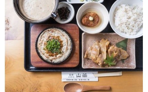 お店の味をご家庭で。【箱根自然薯の森 山薬】自然薯セット(2～3人前×2回分)【とろろ 極上とろろ 山芋 箱根 お家用 家庭用 国産 セット商品 自然薯 神奈川県 小田原市 】 142069_DV001