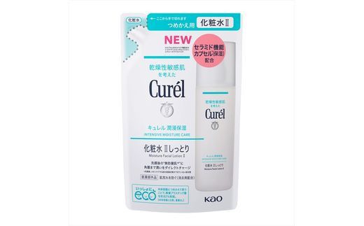 花王 キュレル 湿潤保湿 化粧水II しっとり つめかえ用[化粧品 コスメ 敏感肌 乾燥 紫外線 セラミドケア 乾燥肌 保湿ケア 保湿 低刺激 キュレル ローション 潤浸保湿 医薬部外品 肌荒れ スキンケア 潤い 神奈川県 小田原市 ] 142069_EJ007VC02