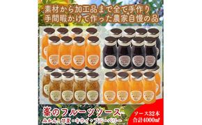 スイスで加工品を学んだ農家が作った手づくりジャムソース 32本セット 手作りみかん キウイ あまなつ ブルーベリー他 125ml 詰め合わせ ギフト【 家庭用 自宅用 贈答品 贈答用 ギフト お取り寄せ お中元 お歳暮 贈り物 お祝い 神奈川県 小田原市 】 142069_EZ029