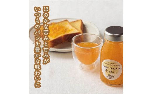 スイスで加工品を学んだ農家が手間暇かけた『手づくりジャムソース【あまなつ】』8本セット【 家庭用 自宅用 贈答品 贈答用 ギフト お取り寄せ お中元 お歳暮 贈り物 お祝い 神奈川県 小田原市 】 142069_EZ030VC03