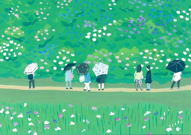 ポストカード８枚セット【絵はがきセット 小田原 100x148mm 風景絵はがき 8枚セット 風景 やわらかい やわらか描写 アート作品 屋内装飾 神奈川県 小田原市 】 142069_FH001