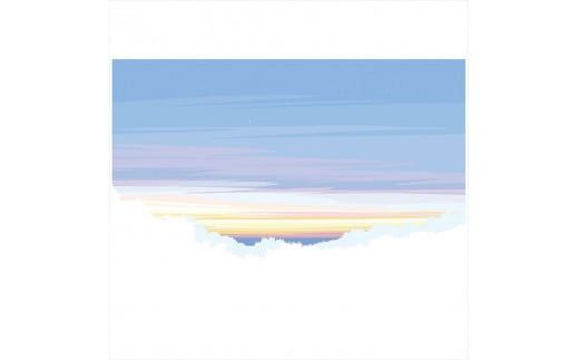 【旅の終わりに】直筆サイン入り　額付きジークレープリント　小田原にある景色　心象風景　片田舎の風景　子供の頃に見た風景　海　空　山 142069_FU057