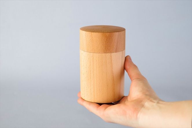 ブナ 茶筒 【 お茶用品 神奈川県小田原市】 142069_GE004