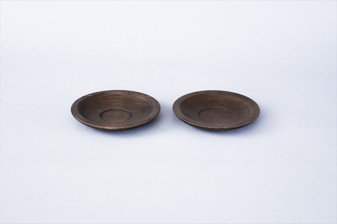 ナラのソーサー 2枚セット 【 食器 神奈川県小田原市】 142069_GE006