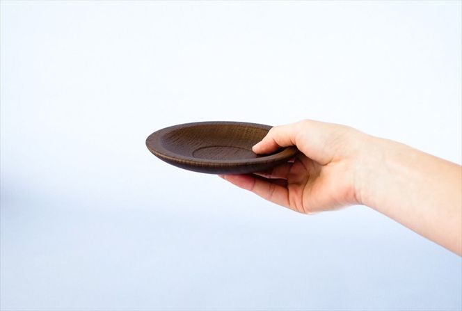 ナラのソーサー 2枚セット 【 食器 神奈川県小田原市】 142069_GE006