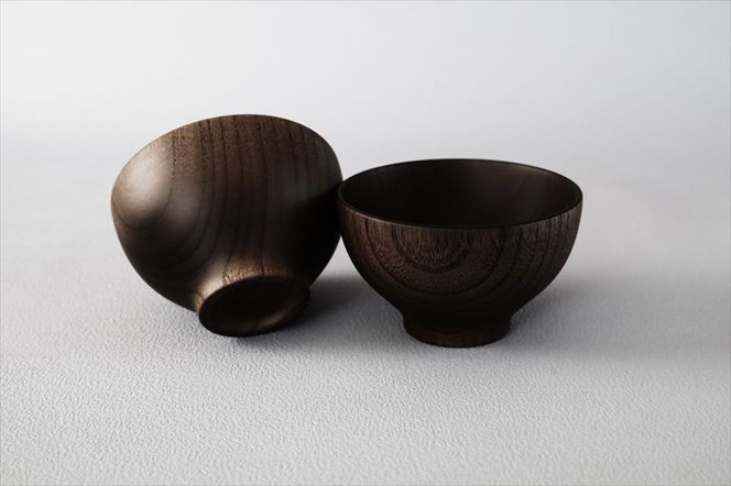 マーメイド椀 グレージュ 2客セット 【 食器 神奈川県小田原市】 142069_GE010