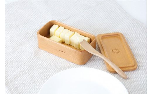 バターケース　木　雑貨　プレゼント　祝い　おしゃれ【 食器 神奈川県 小田原市 】 142069_GE016