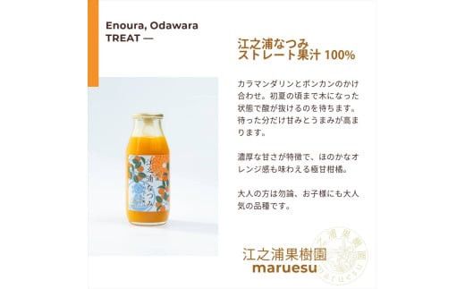 小田原産江之浦みかんジュース５種のみくらべ１０本セット うんしゅう・しらぬい・ゴールデン・なつみ・バレンシアオレンジ１００％ストレートジュース１８０ml各２本合計１０本 142069_GJ100