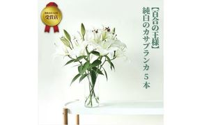 【百合の王様】【未開花/長持ち】農林水産大臣賞を受賞したフローリストがアレンジする“純白のカサブランカ”【 花 お花 神奈川県 小田原市 】 142069_GL001