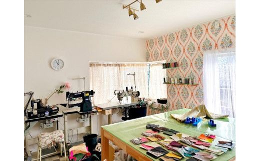 鹿の角ボタンのウォーカーズサコッシュ(ブルー)【 神奈川県 小田原市 】 142069_GN010VC02