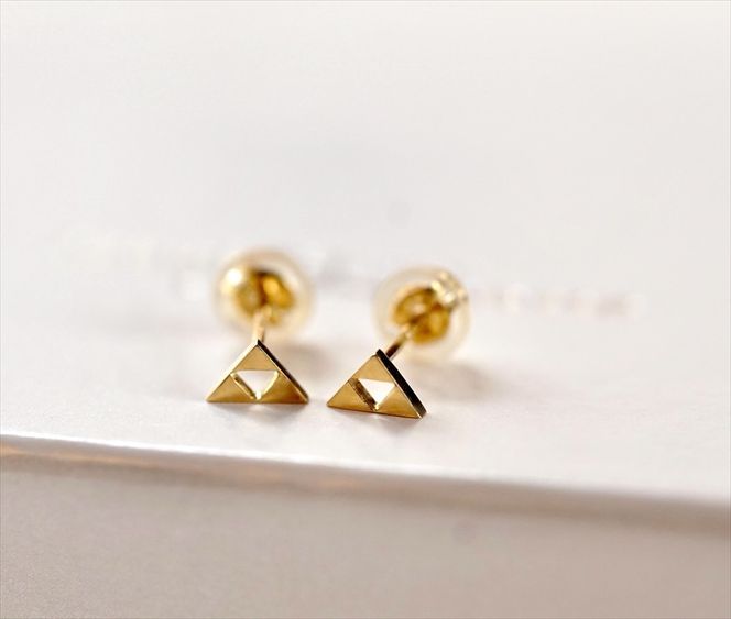 小田原北條　三つ鱗ピアス（スタッド小ペア）【 ジュエリー アクセサリー 神奈川県 小田原市 】 142069_GW002