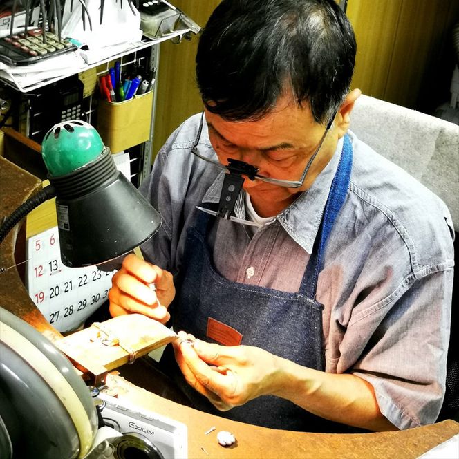 小田原北條　三つ鱗ピアス（スタッド小ペア）【 ジュエリー アクセサリー 神奈川県 小田原市 】 142069_GW002