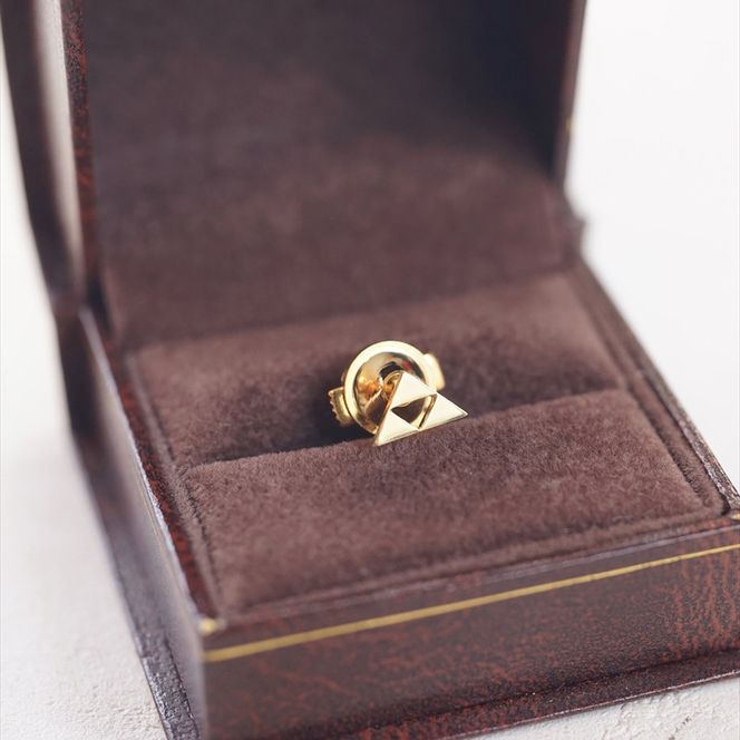 小田原北條　三つ鱗ピンバッジ【 ジュエリー アクセサリー 神奈川県 小田原市 】 142069_GW006