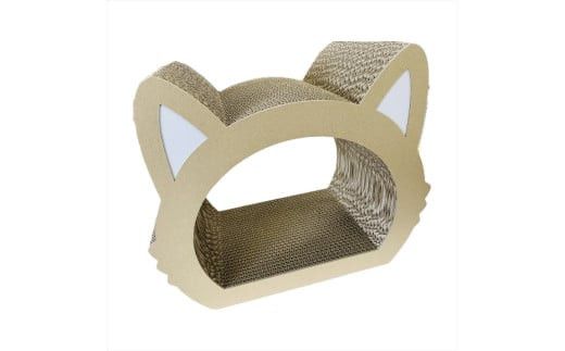ねこの爪とぎ　みみCT　カラー；クラフト【 ペット用品 爪とぎ 神奈川県 小田原市 】 142069_HL001VC02