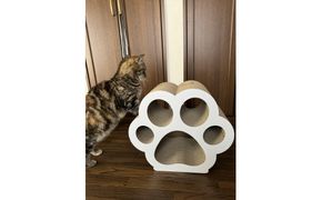 ねこの爪とぎ　にくきゅうCT　カラー；ホワイト【 ペット用品 爪とぎ 神奈川県 小田原市 】 142069_HL003VC01