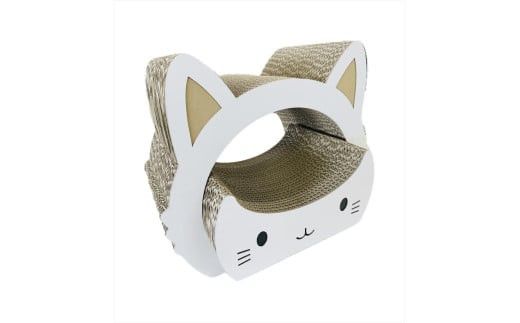 ねこの爪とぎ みみCT+かおCT セット カラー;ホワイト[ ペット用品 爪とぎ 神奈川県 小田原市 ] 142069_HL004VC01