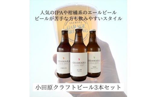 おまかせクラフトビール3本セット クラフトビール・地ビール[ ビール お酒 神奈川県 小田原市 ] 142069