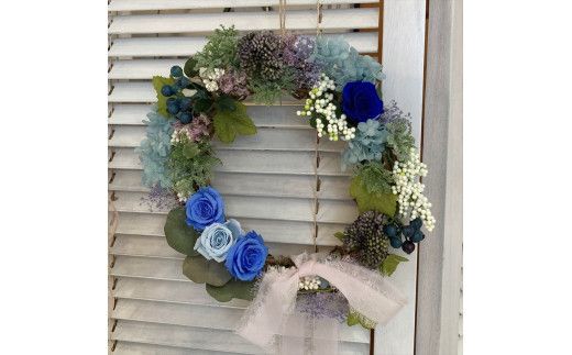 アーティフィシャルリース体験レッスン 【 フラワーアレンジメント 体験 チケット 神奈川県 小田原市 】 142069_HQ008