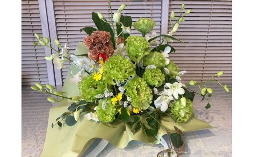 【定期便６ヵ月】月命日生花アレンジ　Sサイズ　６ヵ月連続でお届け【 神奈川県 小田原市 】 142069_HQ011