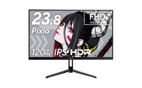 Pixio ゲーミングモニター 23.8インチ FHD 120Hz IPS ブラック/黒 PX246WAVE 142069_HWA005VC01