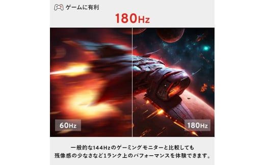 Pixio ゲーミングモニター 23.8インチ FHD 180Hz Fast IPS ホワイト/白 PX248PPWH 142069_HWA006VC02