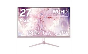 Pixio ゲーミングモニター 27インチ WQHD 180Hz IPS ピンク PX278WAVEK 142069_HWA011VC04