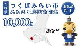 【 返礼品なし 】 茨城県 つくばみらい市 ふるさと応援寄附金 （ 10,000円 ) [BH18-NT]