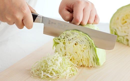 H45-28 虎徹 ヤスキハガネ青紙2号 菜切包丁 165mm（安田刃物）