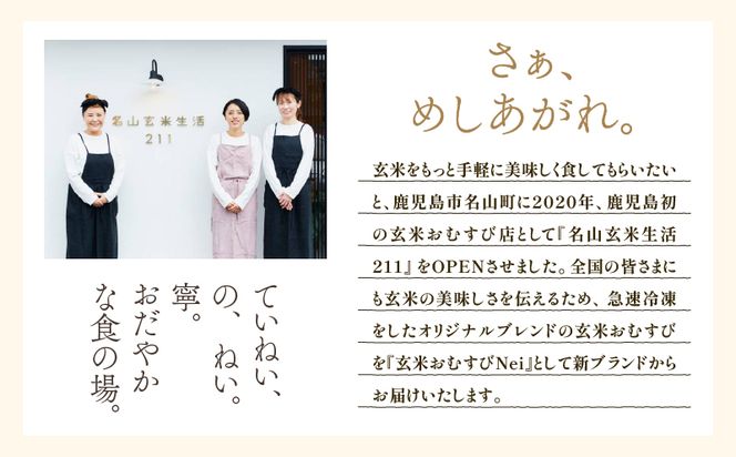 【7営業日以内に発送】2種から選べる！冷凍玄米おむすび 5個入り　K182-004