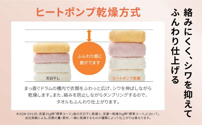 【AQUA】省エネ大賞受賞！ ドラム式洗濯乾燥機 まっ直ぐドラム 洗濯10kg 乾燥5kg AQW-DM10R-L (左開き) 台無し［ 京都 アクア 洗濯機 ドラム式 人気 おすすめ 薄型 ヒートポンプ乾燥 除菌 消臭 家電 お取り寄せ 通販 送料無料 ふるさと納税 ］ 261009_A-XY003VC02