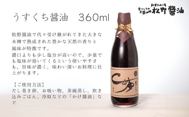 【松野醤油】鷹峯の彩《昔づくりさしみ醤油 / こいくち醤油 / うすくち醤油 / つゆ / 柚子ぽんず》計5本セット [ 京都 京醤油処 京醤油 老舗 名店 手造り 松野家秘伝 本格 人気 おすすめ お取り寄せ 通販 ふるさと納税 ] 261009_B-VX02