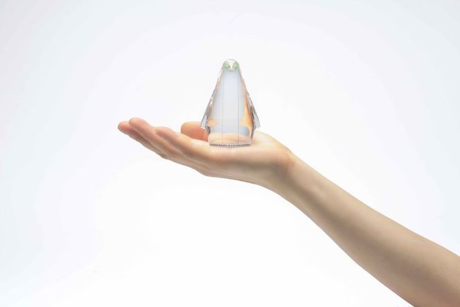 【世界初の全方位受光ソーラー】スフェラーペンギン＜ピンク＞［ 京都 世界初 太陽電池 スフェラ―パワー ペンギン ソーラー オブジェ かわいい 不思議 水槽用装飾品 ふるさと おしゃれ かっこいい 京都 通販 送料無料 ふるさと納税 ］  261009_B-TM12