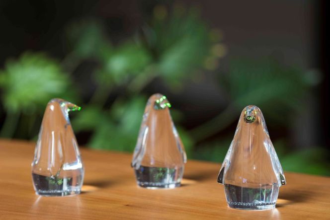 【世界初の全方位受光ソーラー】スフェラーペンギン＜3色セット＞［ 京都 世界初 太陽電池 スフェラ―パワー ペンギン ソーラー オブジェ かわいい 不思議 水槽用装飾品 ふるさと おしゃれ かっこいい 京都 通販 送料無料 ふるさと納税 ］  261009_B-TM16