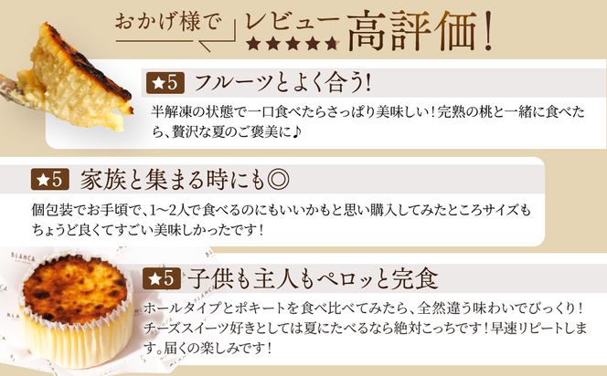 【ブランカ】BLANCA「ポキートプレーン」プレーン味の3個セット［ 京都 スイーツ チーズケーキ おいしい 人気 おすすめ お取り寄せ お菓子 洋菓子 ］ 261009_A-DM010