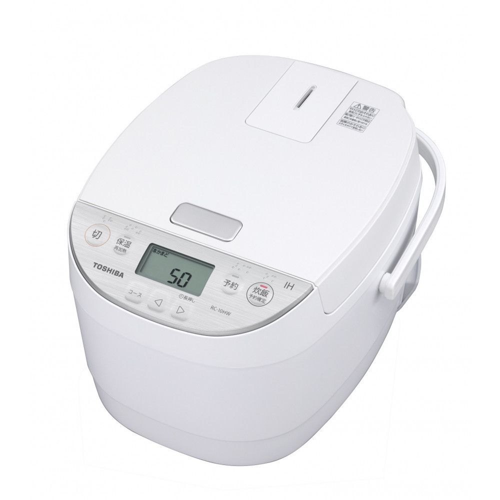 東芝 炊飯器 IH 備長炭ダイヤモンド釜 5.5合 RC-10HW(W) 141305_KV51