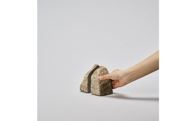 RS - ROCK END / S / sabi｜庵治石ブックエンド 372013_AJ018