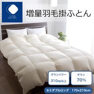 増量羽毛掛けふとん ダウン70% 1.4kg SDL 372013_BC110