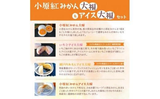 小原紅みかん大福(6個)&フルーツアイス大福3種(各2個)セット 372013_BE002