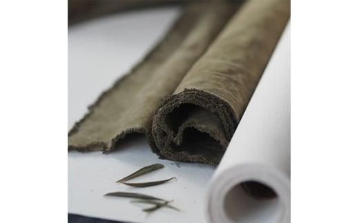 ＜受注生産＞瀬戸内がたくさん詰まった、オリーブ染めミニボストンバッグ 372013_BN003