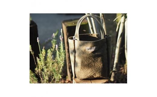 ＜受注生産＞瀬戸内がたくさん詰まった、オリーブ染めミニトートバッグ 372013_BN004