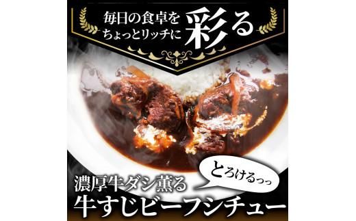 しゃぶまる特製 牛すじ ビーフシチュー 200g×10食セット (総重量2kg) 372013_CN047