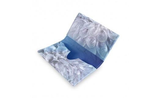 せと刺織り(R) カードケース（ダリア ブルー）　せと刺繍(R) 372013_CT008