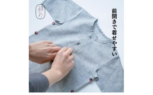 初めての保多織パジャマ（グレーボタン） 372013_DF001VC01