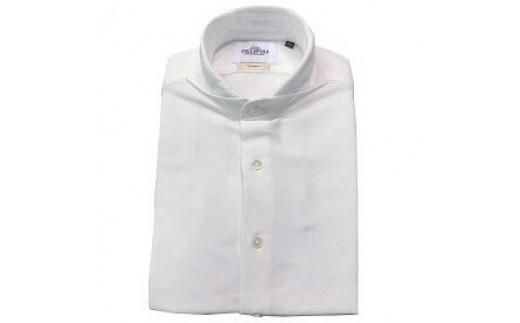 今治　バックパイルシャツ　ホワイト　【LL】 372013_DK001VC03