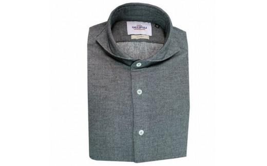 今治　バックパイルシャツ　グレー　【LL】 372013_DK003VC03