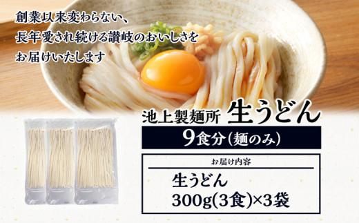 本家　池上製麺所　生うどん9食（麺のみ） 372013_DQ003