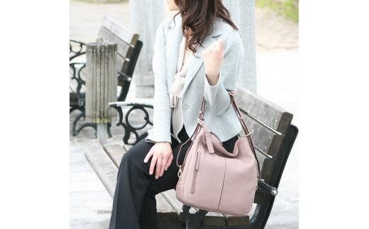 LIME（ライム)　本革 3way レザーリュック　ラベンダー 372013_EN016VC05