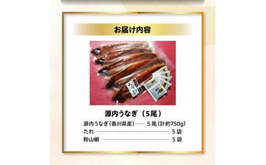 【お歳暮ギフト】源内うなぎ（5尾） 372013_ES011